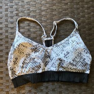 *free w/purchase*PINK Victoria's Secret Snake Print Sports Bra